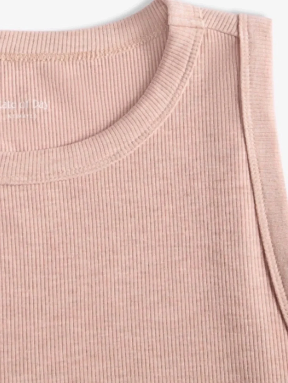 State of Day Women's Ribbed High-Neck Sleep Tank Top XS, NWT